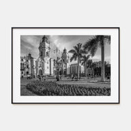 Lima Landscape B&W Poster