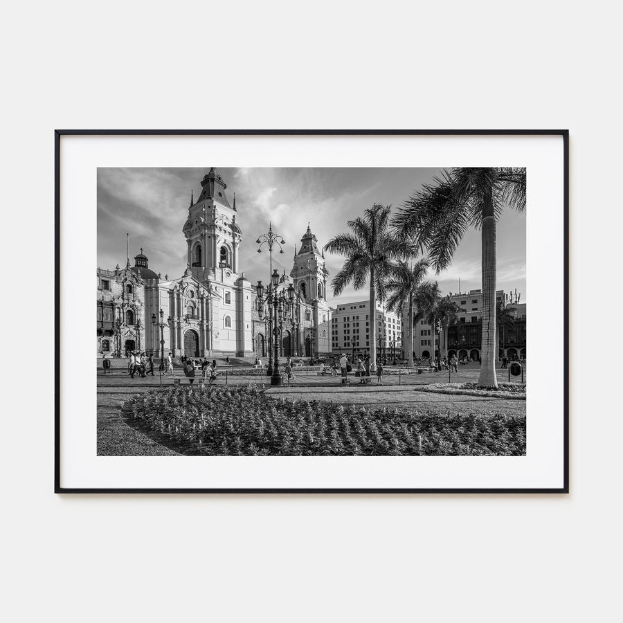 Lima Landscape B&W Poster