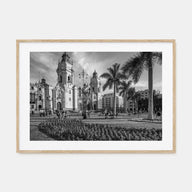 Lima Landscape B&W Poster