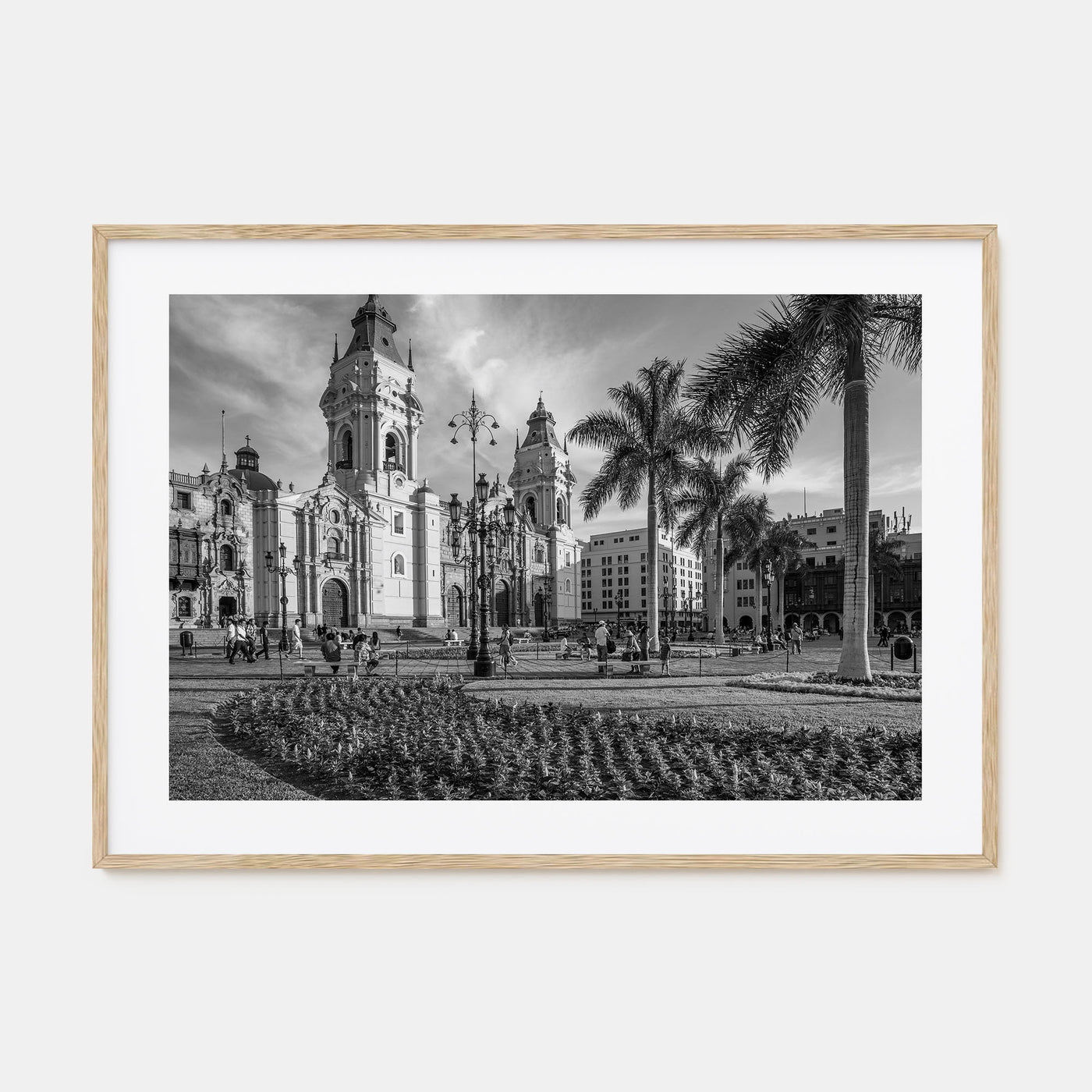 Lima Landscape B&W Poster