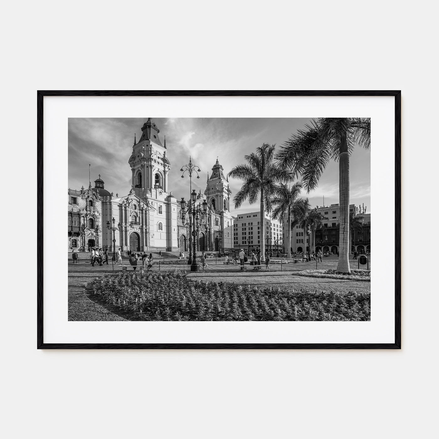 Lima Landscape B&W Poster