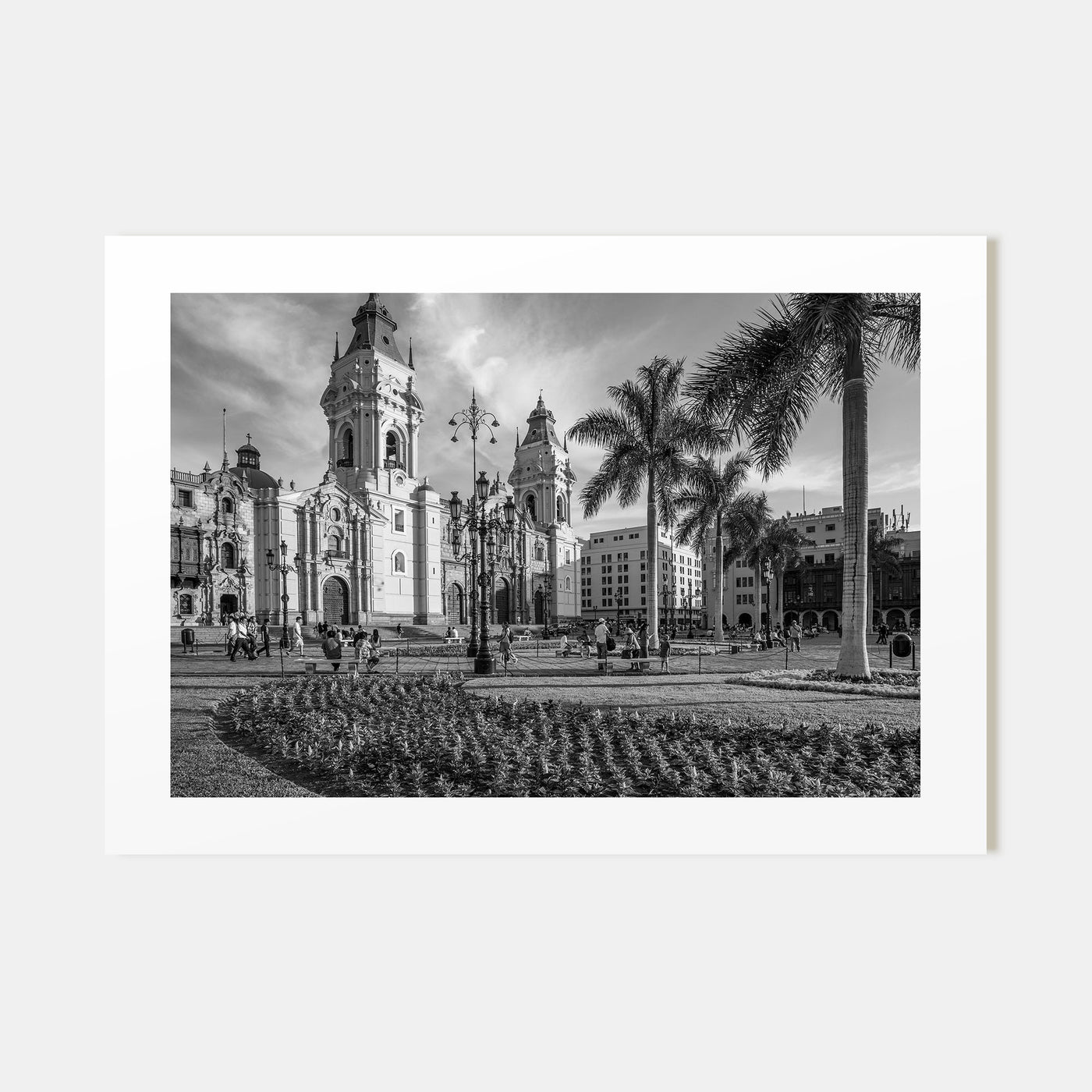 Lima Landscape B&W Poster