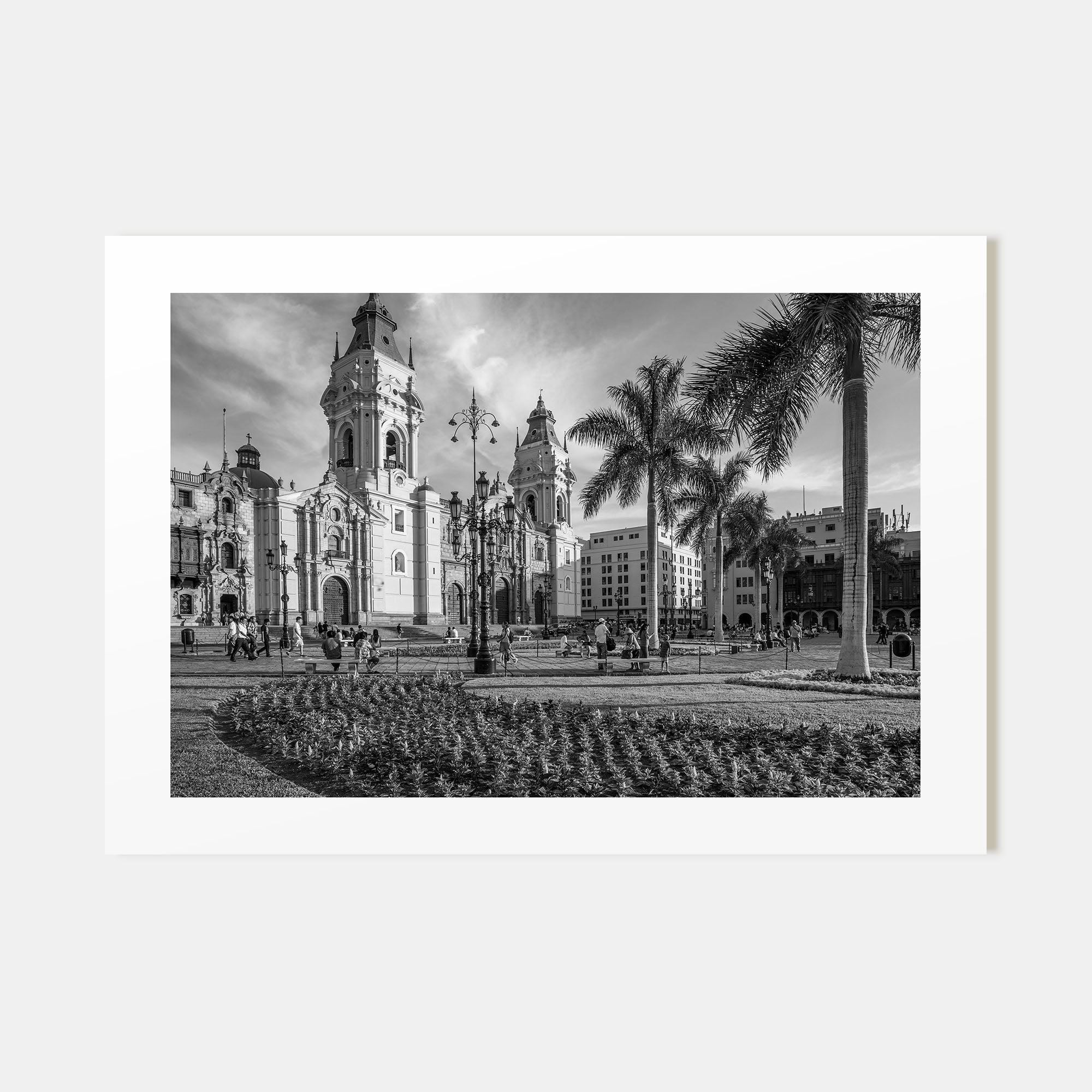 Lima Landscape B&W Poster