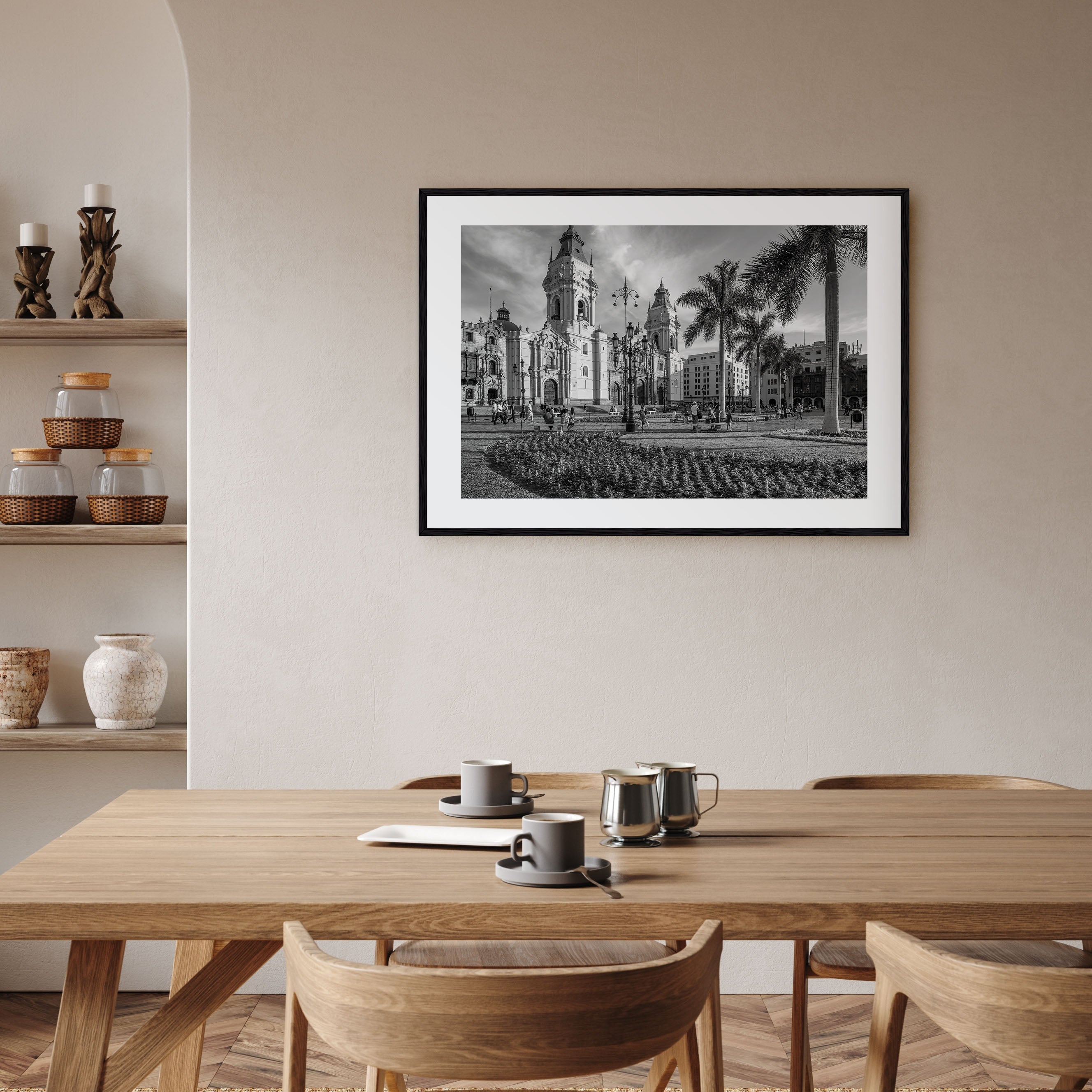 Lima Landscape B&W Poster