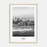 Lima Portrait B&W No 1 Poster