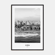 Lima Portrait B&W No 1 Poster