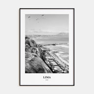 Lima Portrait B&W No 3 Poster