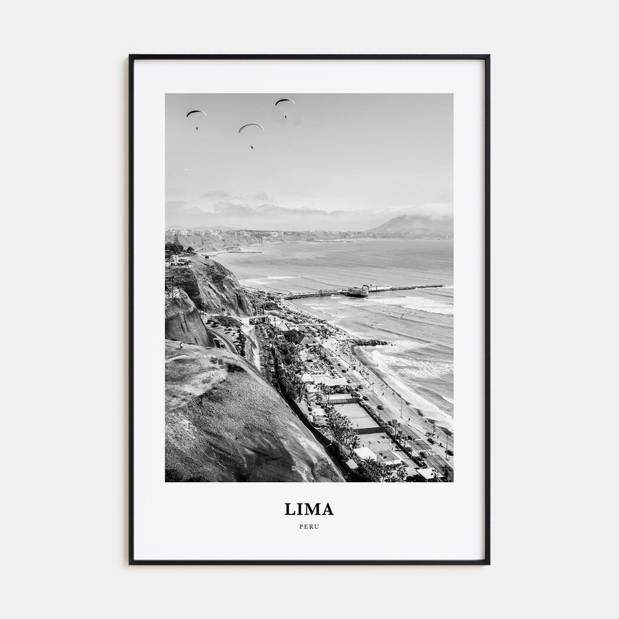 Lima Portrait B&W No 3 Poster