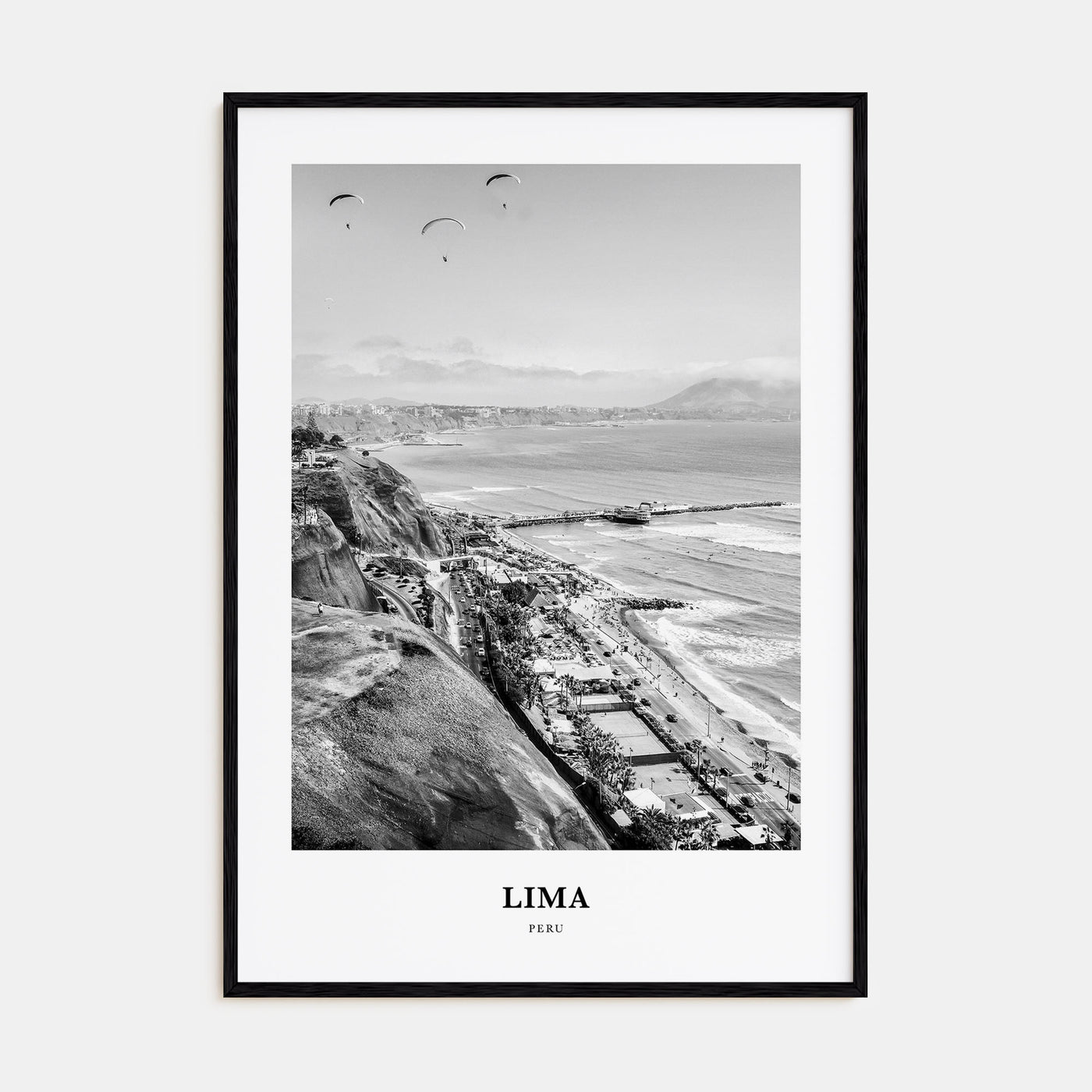 Lima Portrait B&W No 3 Poster