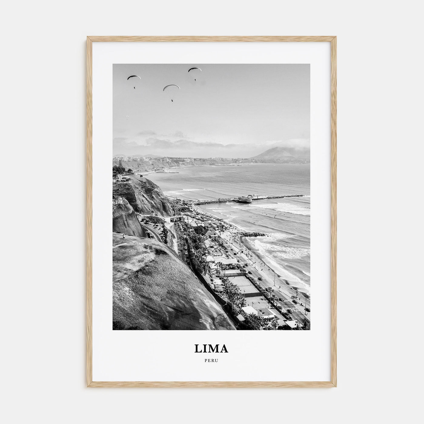 Lima Portrait B&W No 3 Poster
