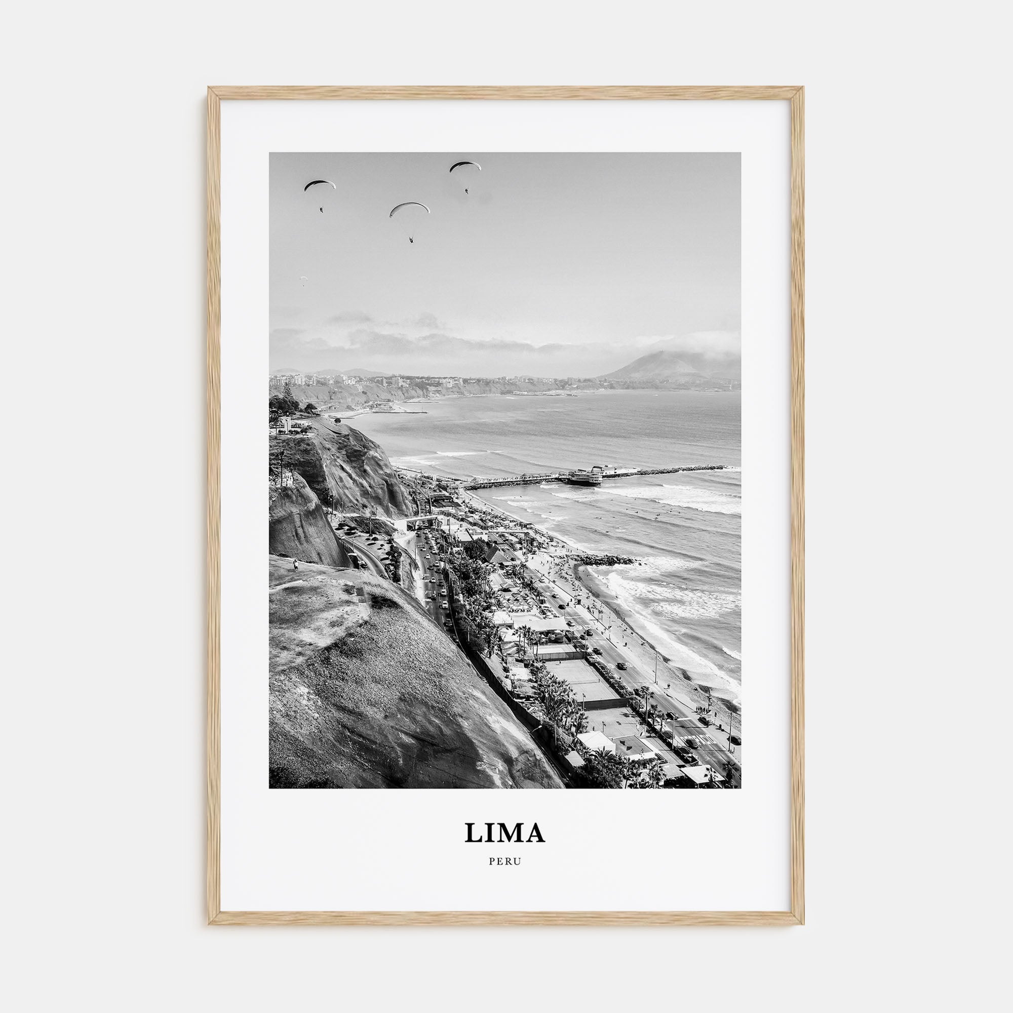 Lima Portrait B&W No 3 Poster