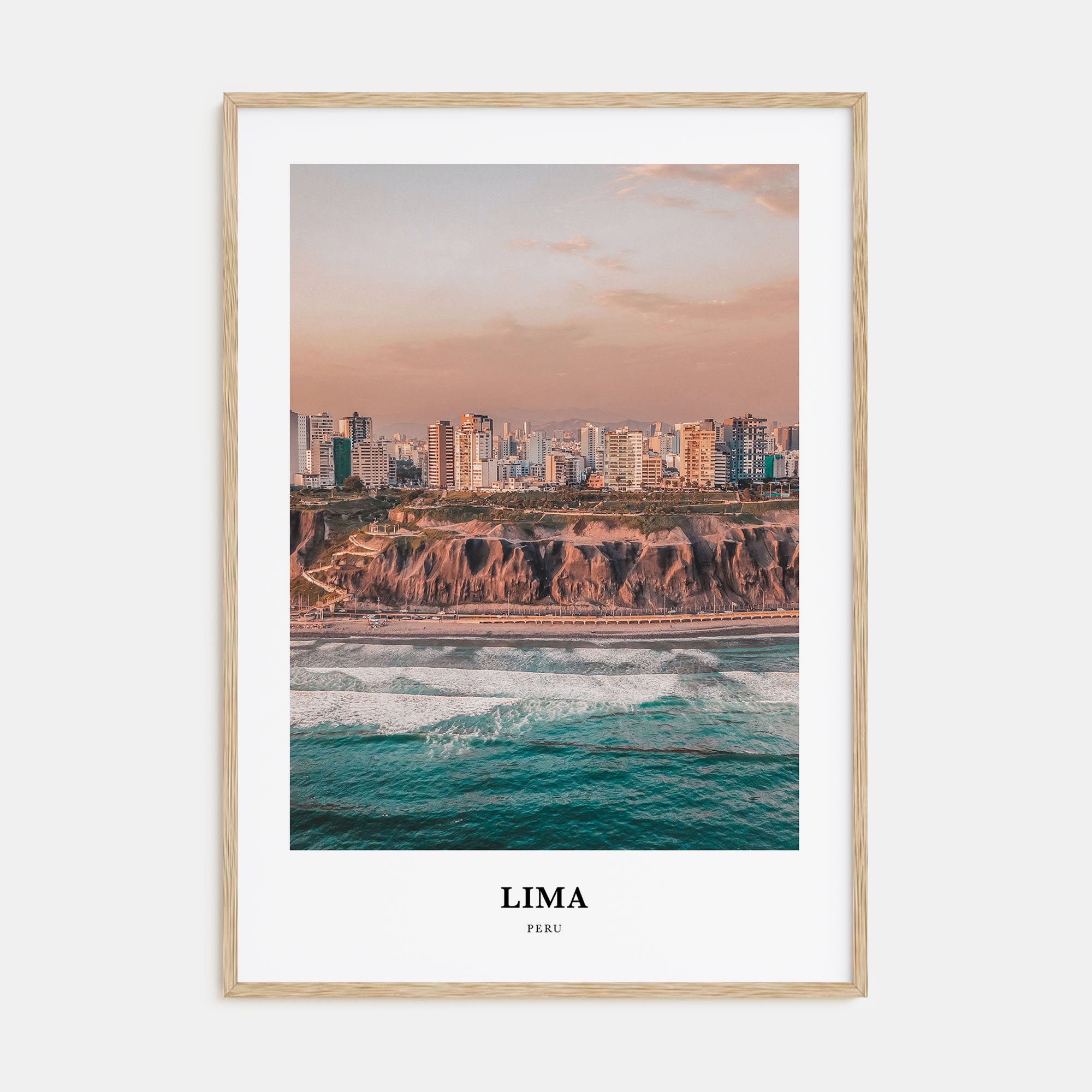 Lima Portrait Color Poster