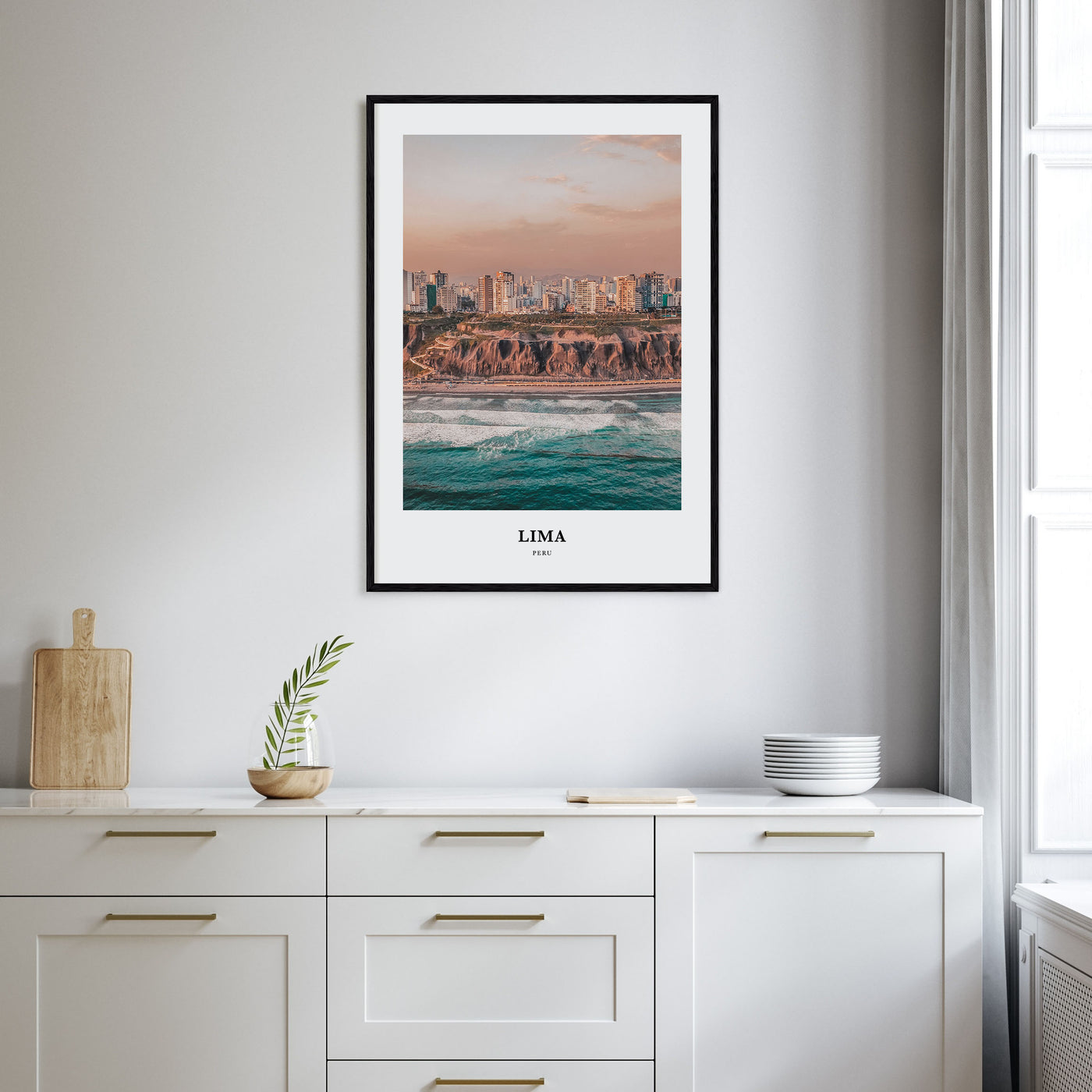 Lima Portrait Color Poster