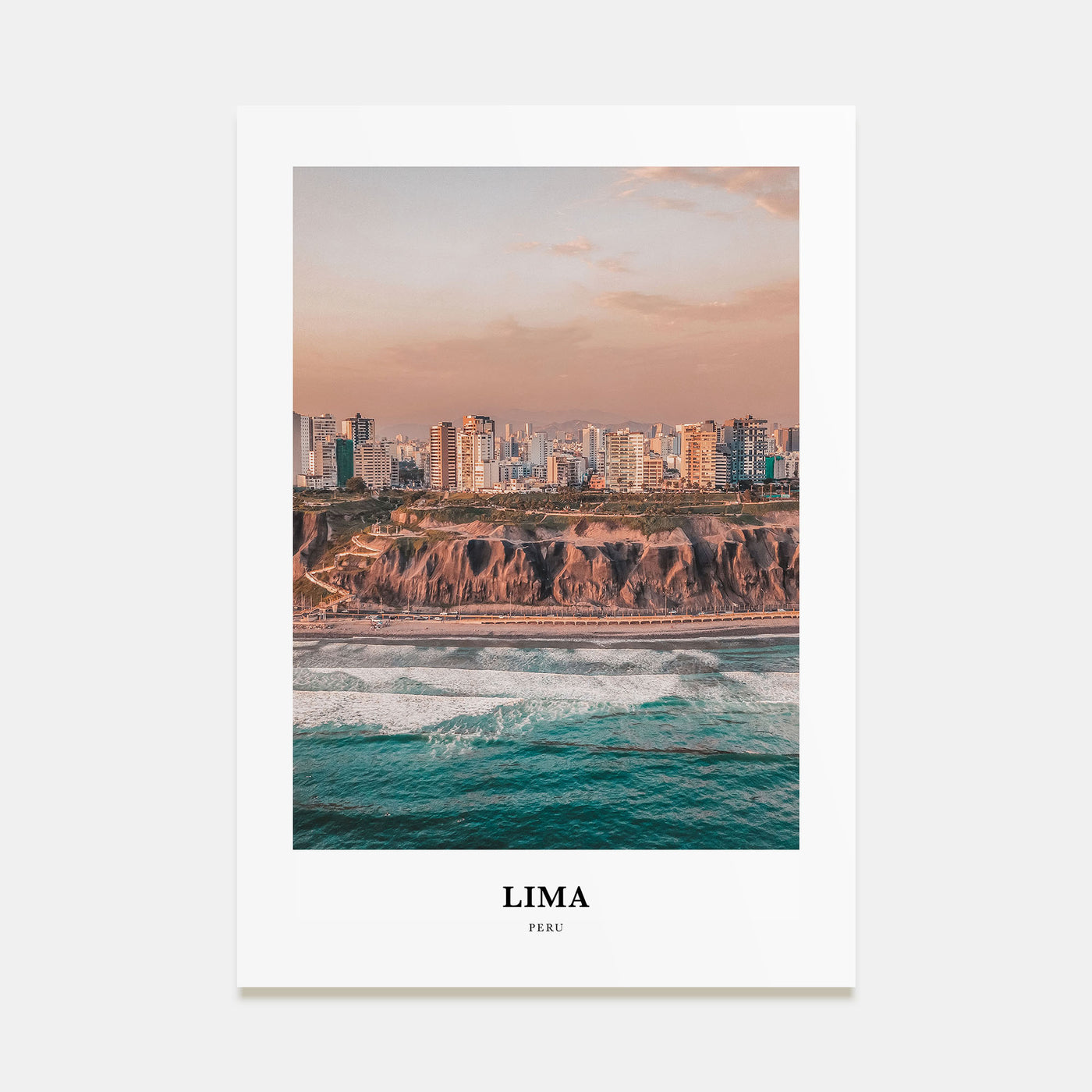 Lima Portrait Color Poster