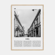 Lima Travel B&W No 3 Poster