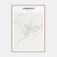 Limerick Map Portrait Poster