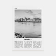 Limerick Travel B&W Poster