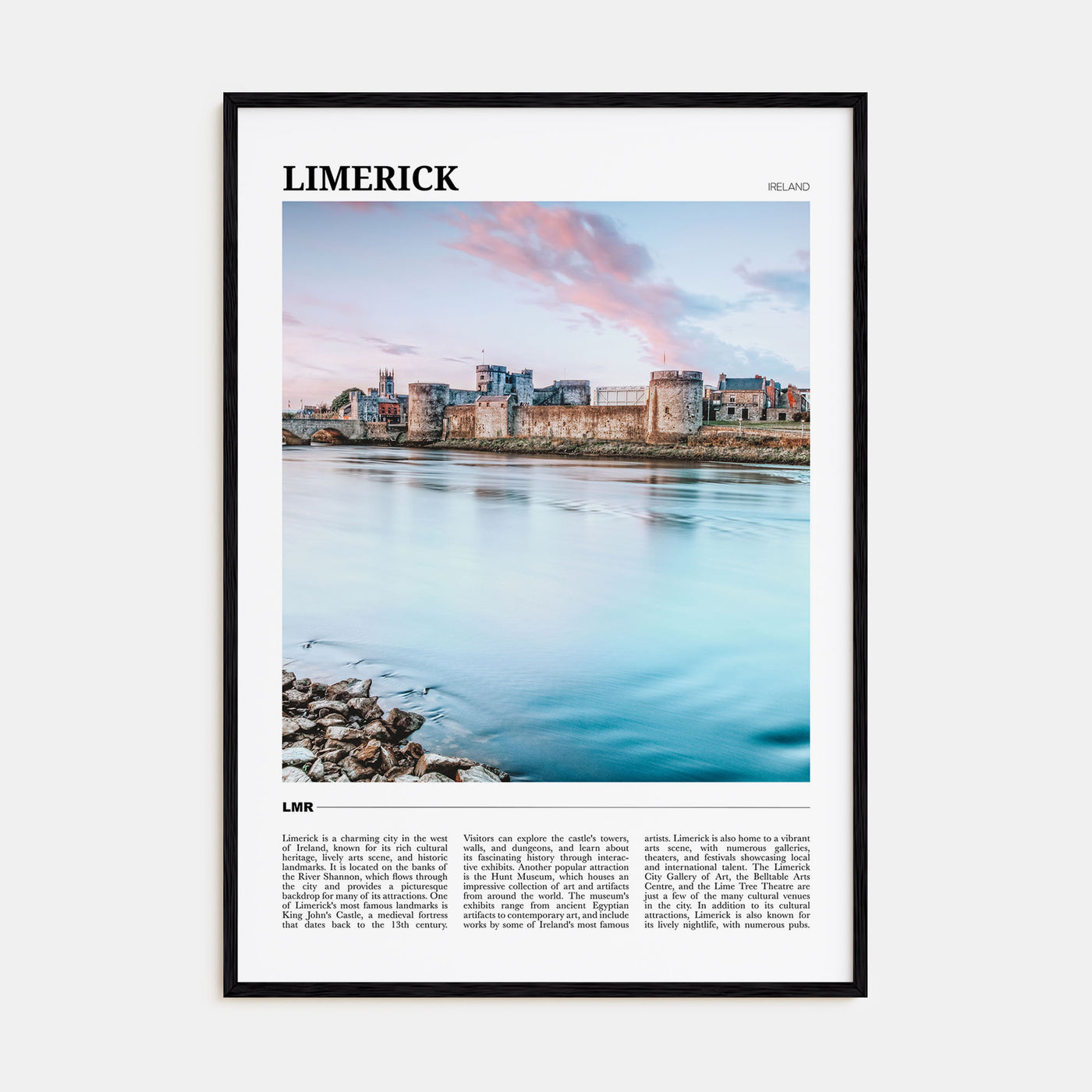 Limerick Travel Color Poster