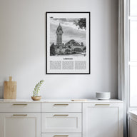 Limoges Travel B&W Poster