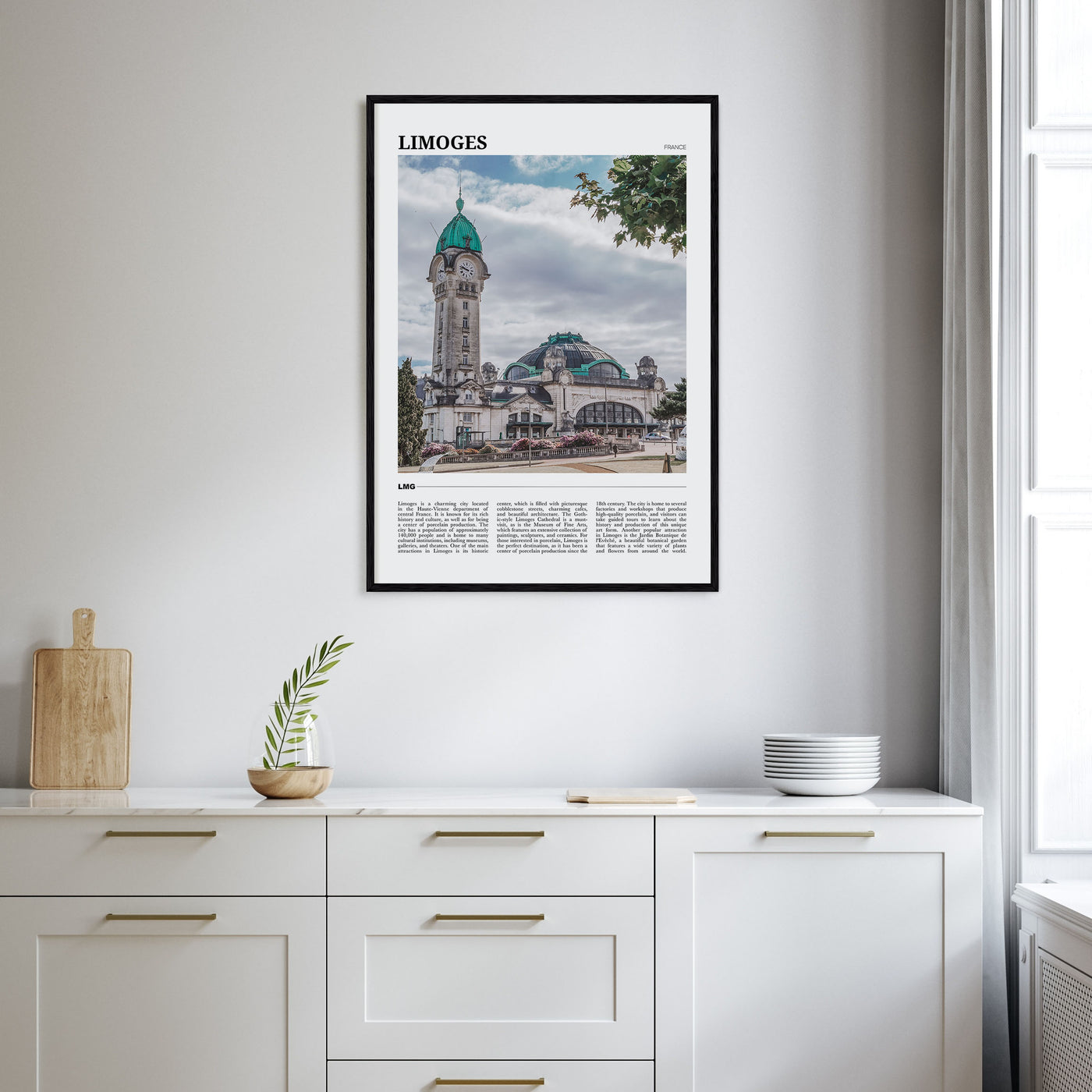 Limoges Travel Color Poster