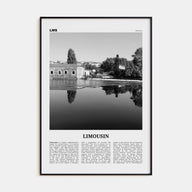 Limousin Travel B&W Poster
