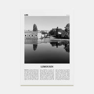 Limousin Travel B&W Poster