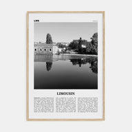 Limousin Travel B&W Poster
