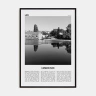Limousin Travel B&W Poster