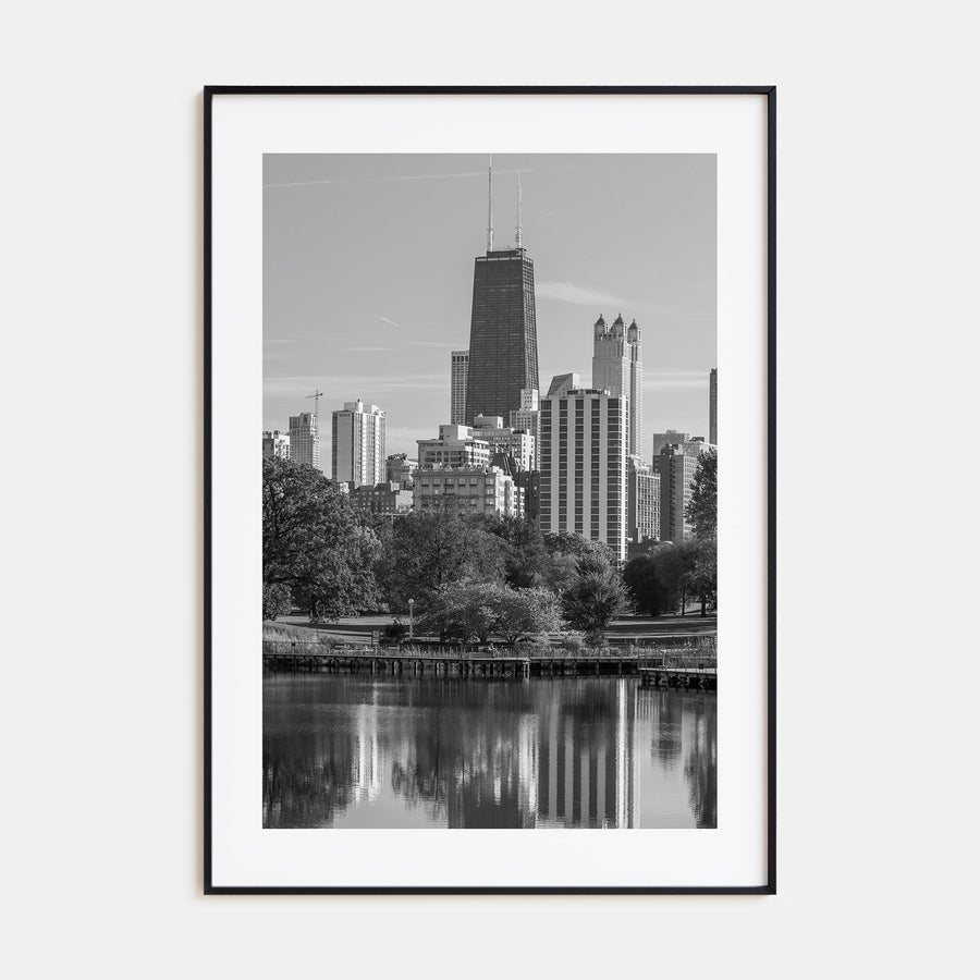Lincoln Park Photo B&W Poster