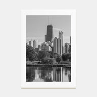 Lincoln Park Photo B&W Poster