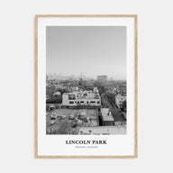 Lincoln Park Portrait B&W No 2 Poster