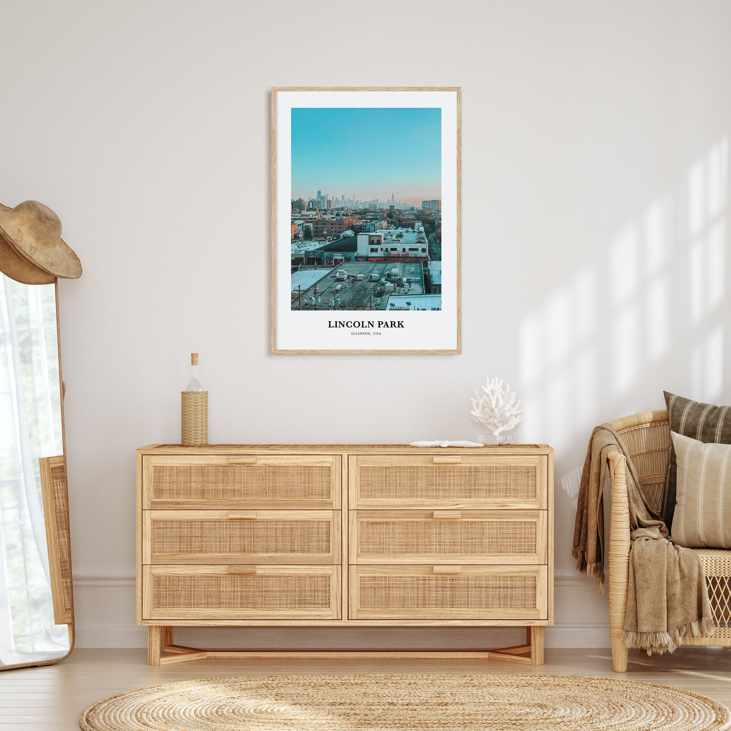 Lincoln Park Portrait Color Poster
