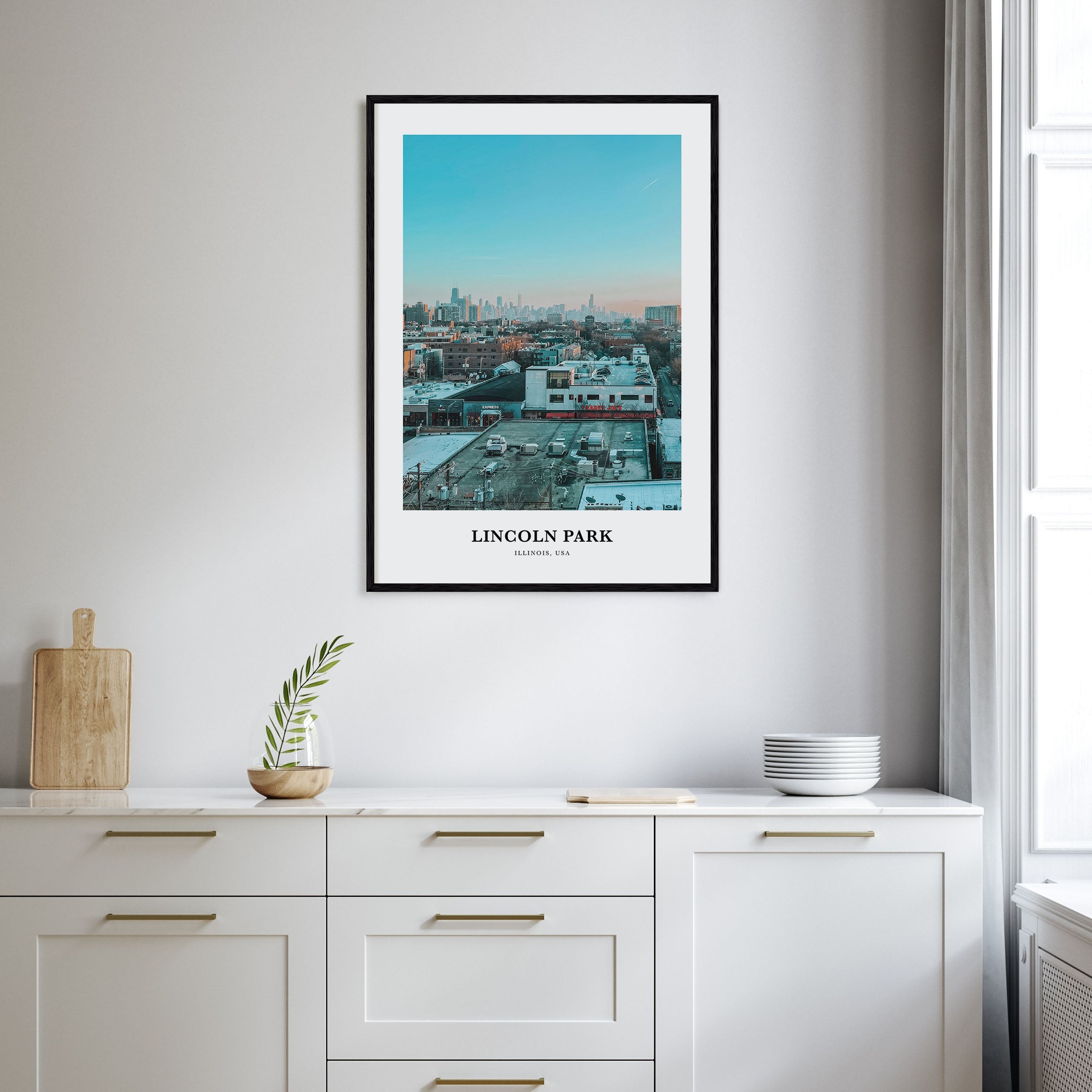 Lincoln Park Portrait Color Poster