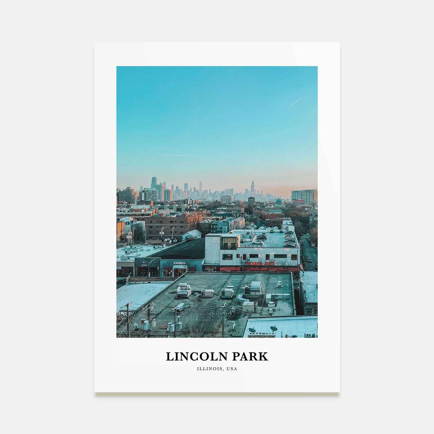 Lincoln Park Portrait Color Poster