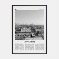 Lincoln Park Travel B&W No 2 Poster
