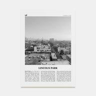 Lincoln Park Travel B&W No 2 Poster