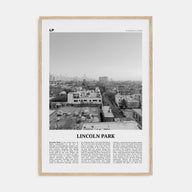 Lincoln Park Travel B&W No 2 Poster