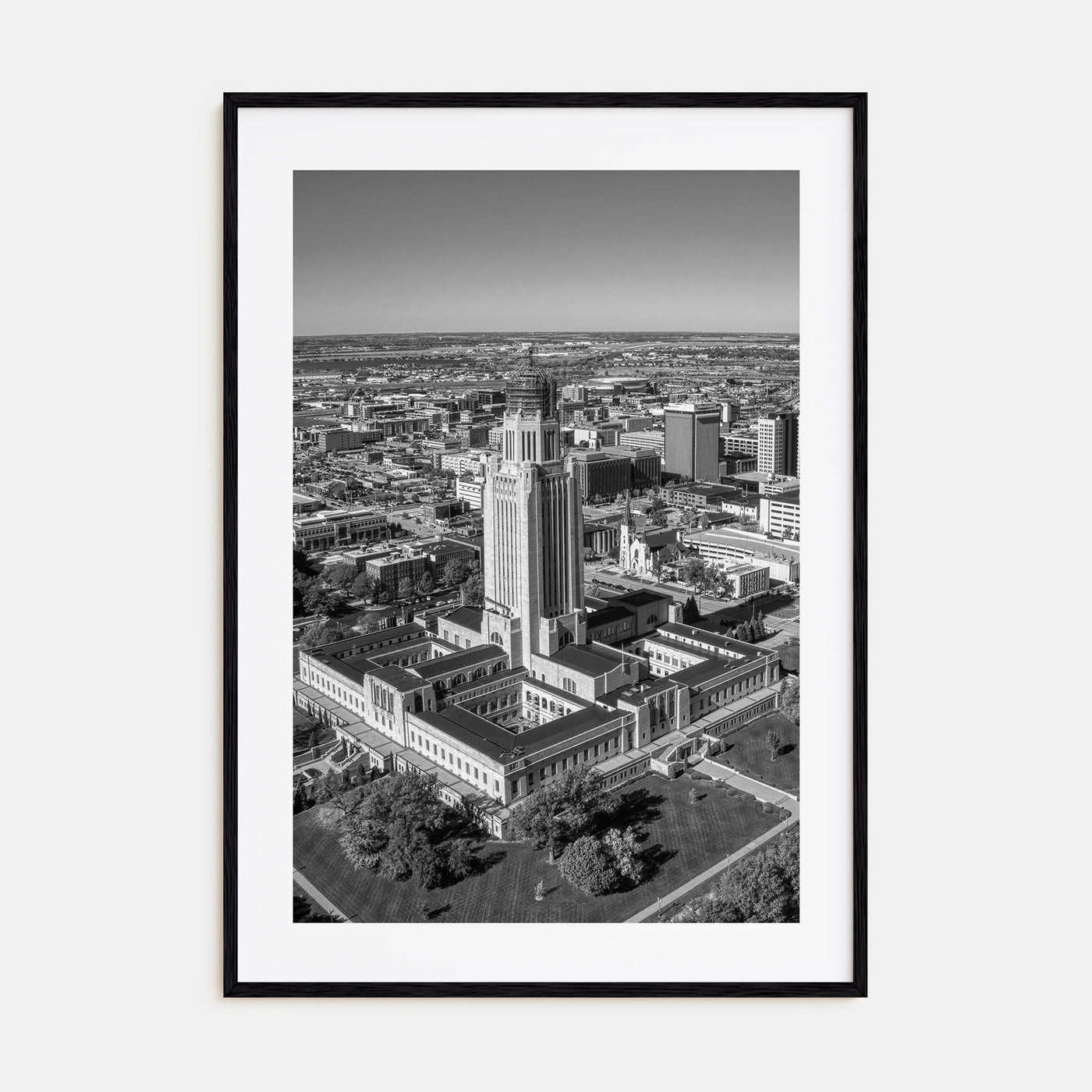 Lincoln Photo B&W Poster