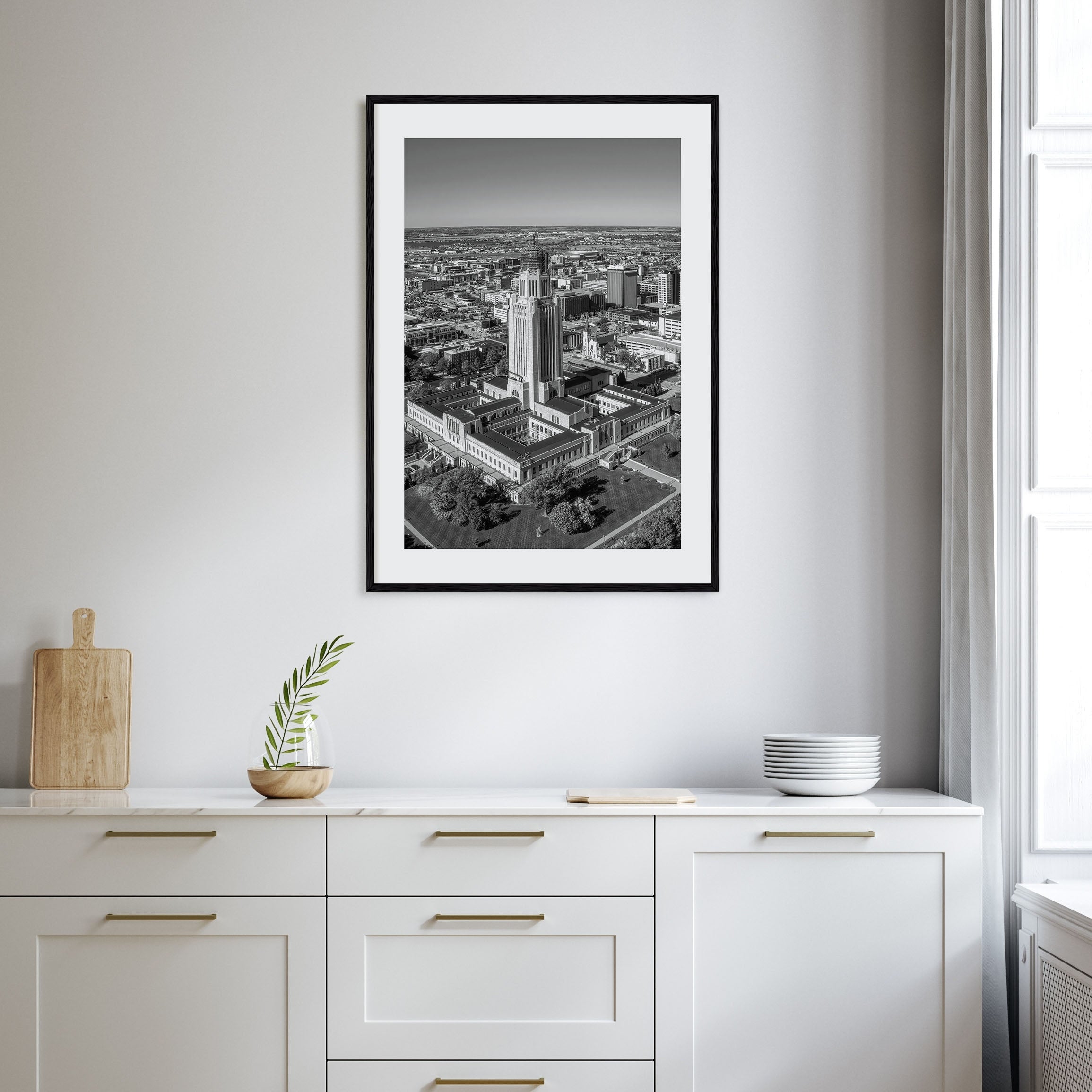 Lincoln Photo B&W Poster