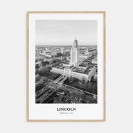 Lincoln Portrait B&W Poster
