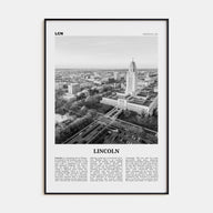 Lincoln Travel B&W Poster