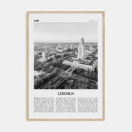 Lincoln Travel B&W Poster