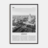 Lincoln Travel B&W Poster