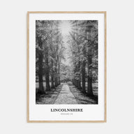 Lincolnshire Portrait B&W Poster