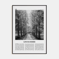 Lincolnshire Travel B&W Poster