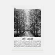 Lincolnshire Travel B&W Poster