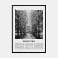 Lincolnshire Travel B&W Poster