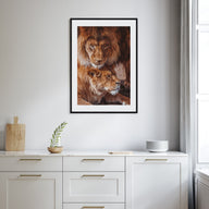 Lion Photo Color No 3 Poster