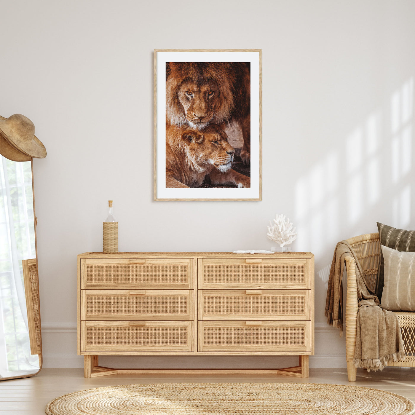 Lion Photo Color No 3 Poster