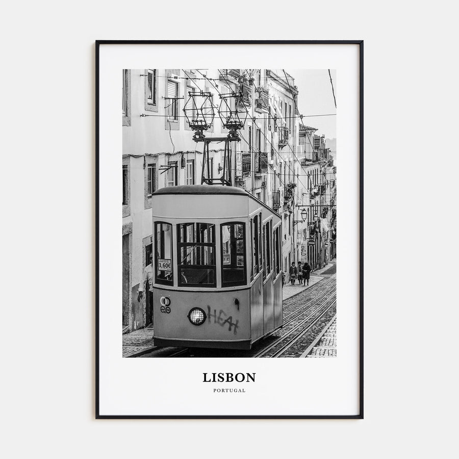 Lisbon Portrait B&W No 1 Poster
